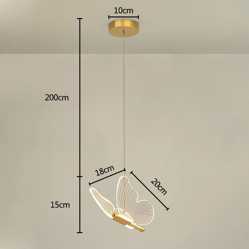 LED Butterfly Hanging Lamps: Illuminate Your Space with Elegance